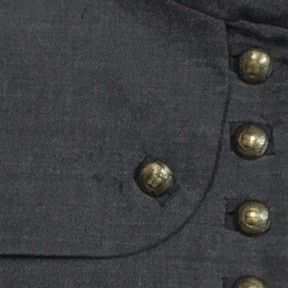 Black Military Style Jacket Bracelet Sleeves - Picture 6 of 8